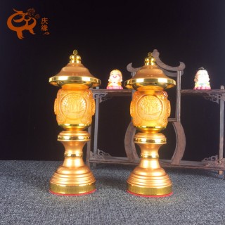 庆缘 LED合金琉璃射灯招财进宝