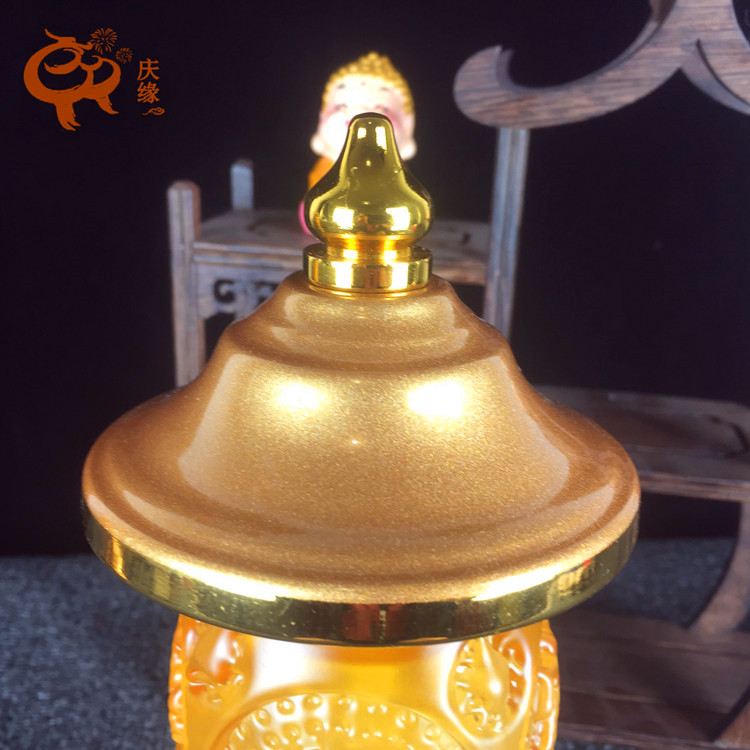 庆缘 LED合金琉璃射灯招财进宝