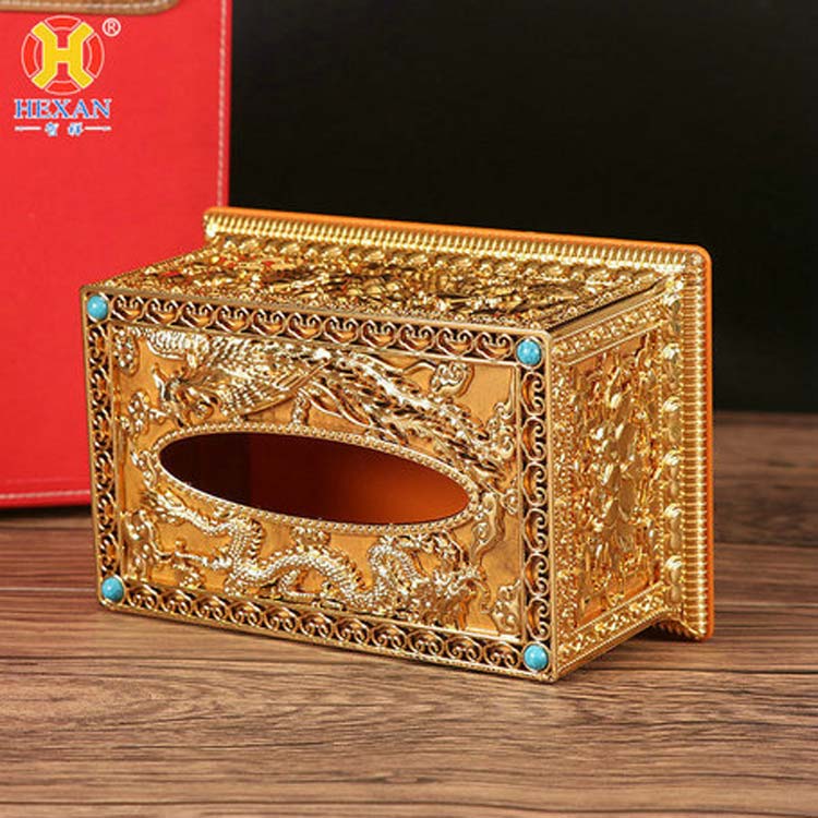 厂家特价藏式密宗佛教八吉祥纸巾收纳盒客厅餐厅车载小号抽纸巾盒