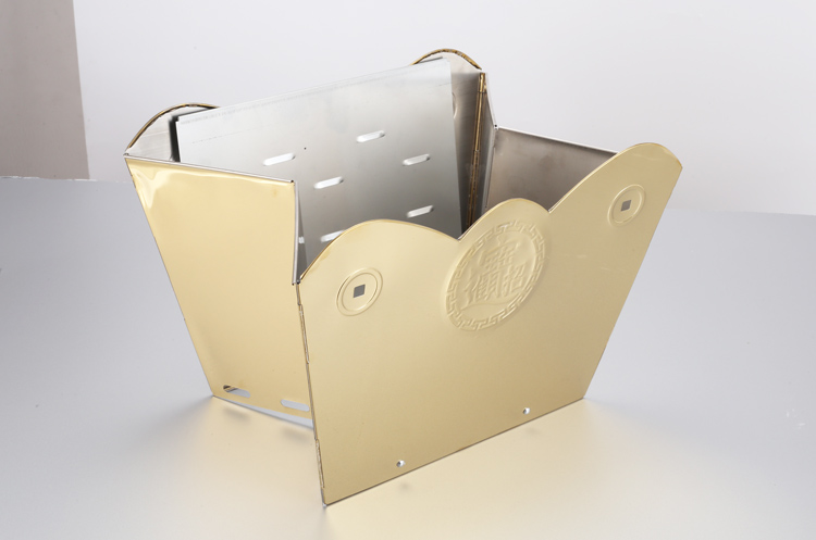 任伊五金  金色可折叠烧纸炉