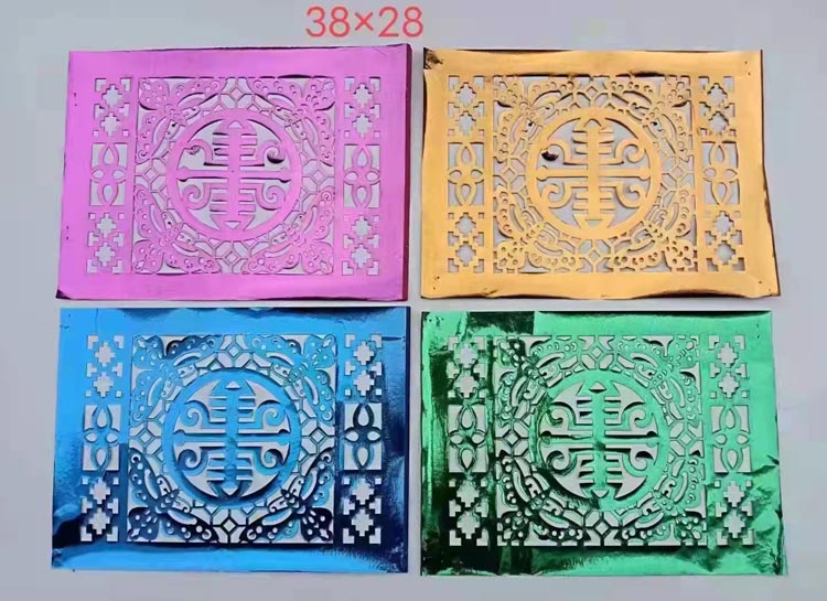 天地纸印刷  露空锉花 花边纸