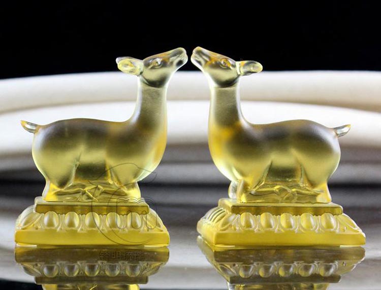 锋明琉璃  双鹿法轮