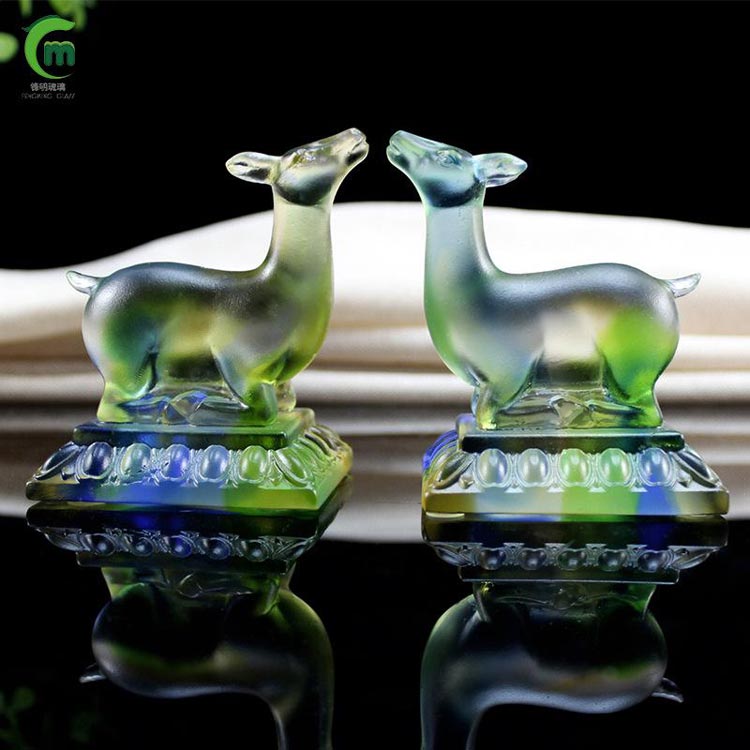 锋明琉璃  双鹿法轮