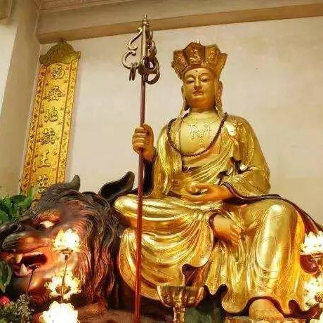 采购一尊3米玻璃钢的地藏王菩萨站相