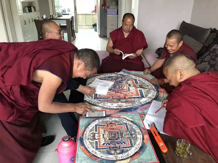 湟中坛城  大威德金刚坛城