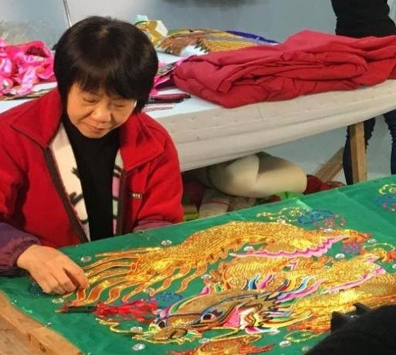 艺成刺绣  神将