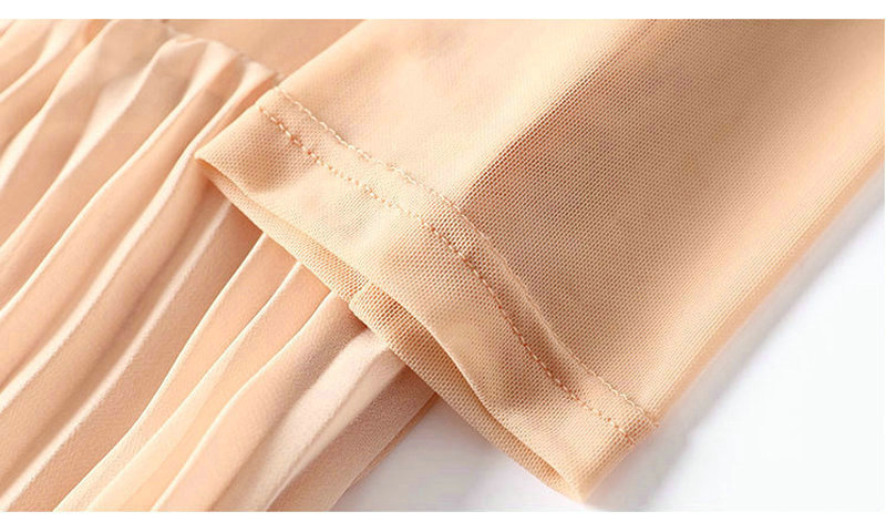 改良旗袍连衣裙国风复古腰封修身气质长款百褶摆裙