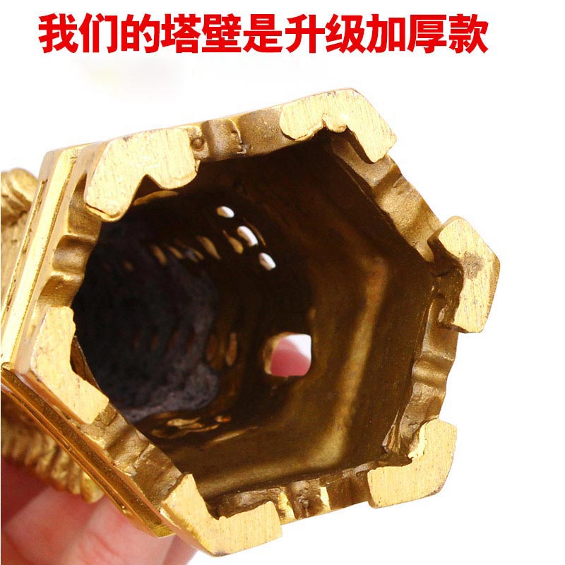 纯铜文昌塔摆件 九层十三层塔办公室书桌助学业办公室装饰 