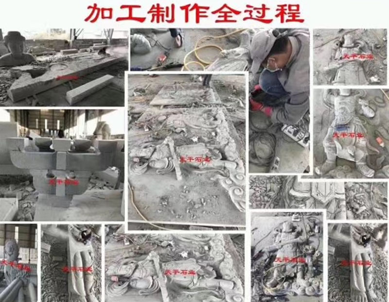 天平石雕    大理石观音菩萨站像石雕寺院祭祀佛像大型滴水观音汉白玉雕刻摆件 