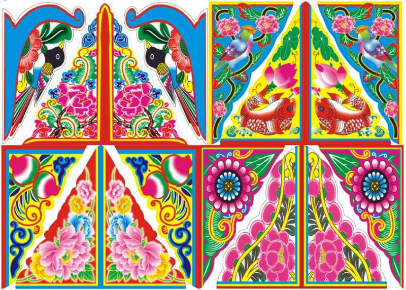 天地各种表文 符咒 花纸 花边纸 砖瓦 纸露 空锉花等各种祭祀纸品