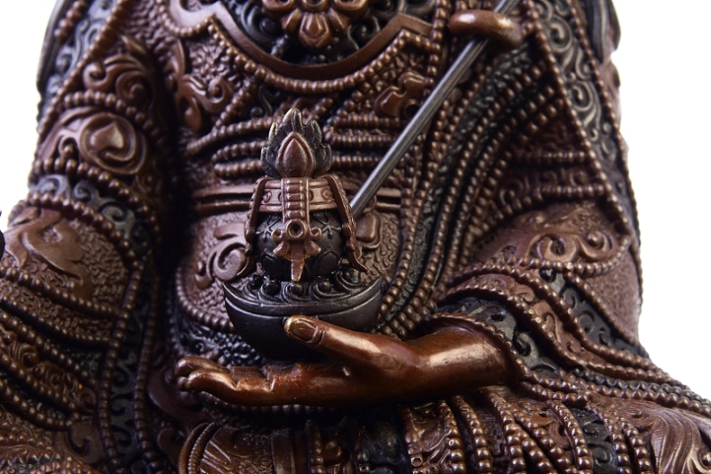 莲花生大士佛像 莲花生大师佛像摆件尼泊尔工艺密宗藏传 