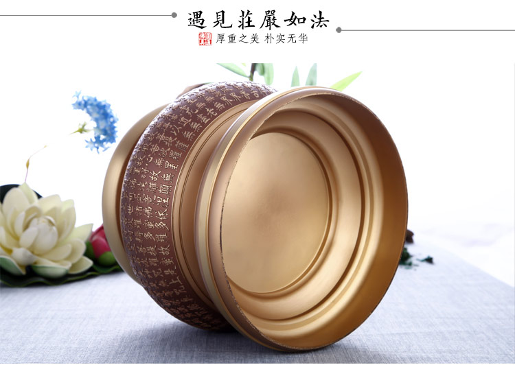 古沉莲花香炉供佛香炉纯铜檀香炉线香竹签香炉供奉插香炉家用室内