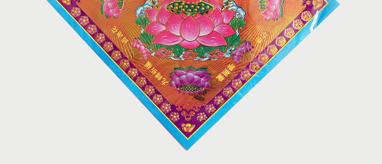 六色双面满烫金莲花金烧纸冥纸手工折纸佛教纸品祭祀批发厂家直销