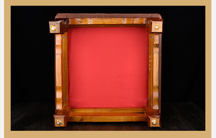 高档实木磕头四角大拜垫拜佛垫打坐蒲团拜凳顺滑加厚供佛跪垫家用 