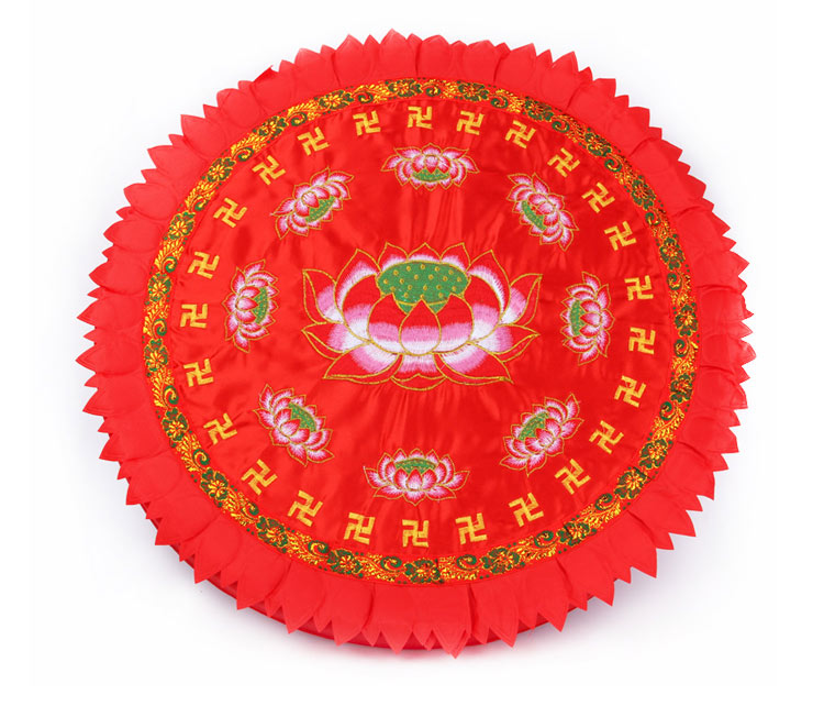 拜垫蒲团 拜跪垫拜凳打坐垫 珍珠棉莲花拜佛垫棕榈拜垫瑜伽拜佛 