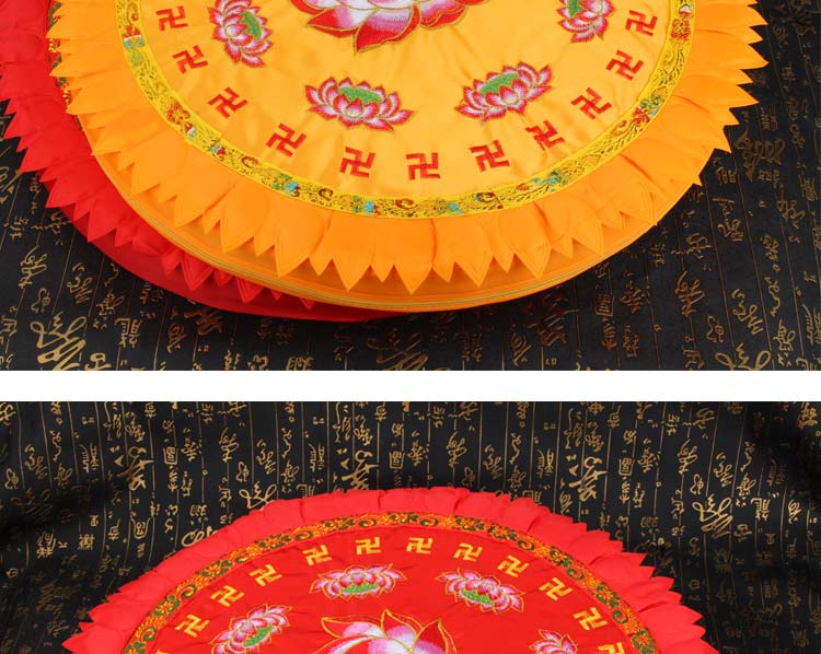 拜垫蒲团 拜跪垫拜凳打坐垫 珍珠棉莲花拜佛垫棕榈拜垫瑜伽拜佛 