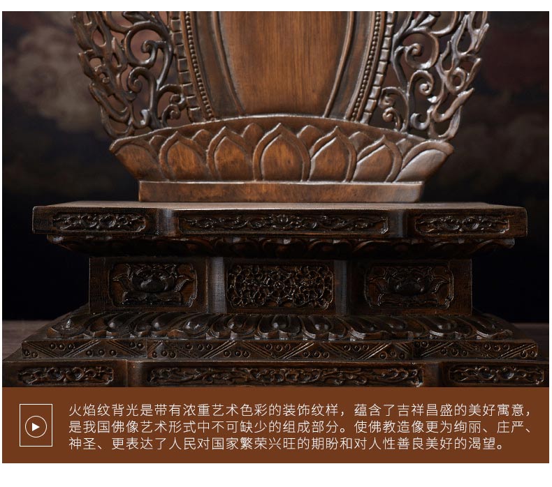 纯铜佛像 地藏王菩萨 娑婆三圣地藏菩萨佛像摆件 