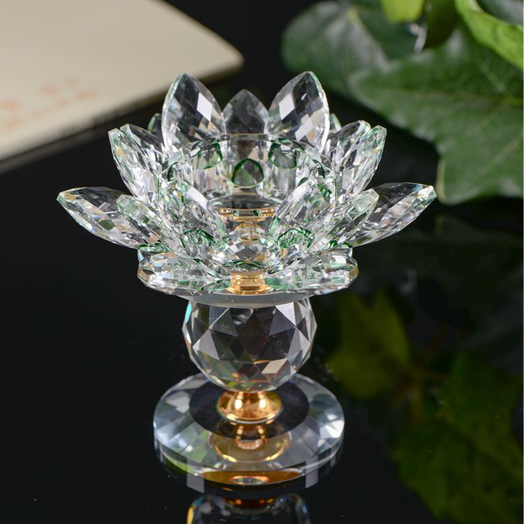 水晶莲花灯（酥油灯)