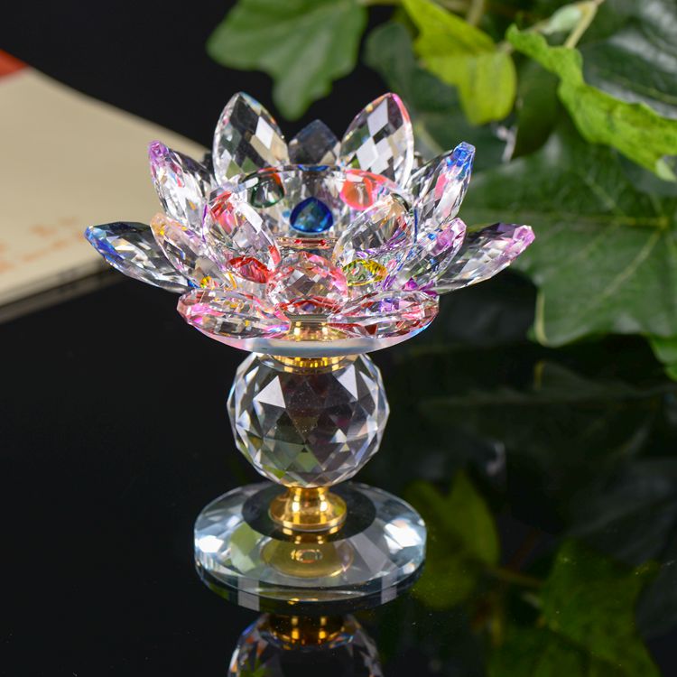 水晶莲花灯（酥油灯)